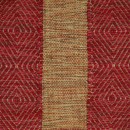 Milano Red Panels, Vertical Stripes in Big Dual Diamond Twill