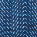 Vertical Herringbone, small turn (5 sm), blue mix 531, 516, 509, 520; yarn - white