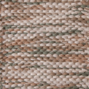 Doble Weaving, main white mix 101, 102, effects green 472, beige mix 234, 238 on the natural yarn