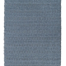 Soft Dual Diamond Twill, main blue 0515, inside denime 0474 on the white yarn rug