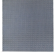 Soft Dual Diamond Twill, main blue H491, inside grey H495 on the white yarn rug