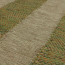 Milano Olive Panels Vertical Stripes in Big Dual Diamond Twill