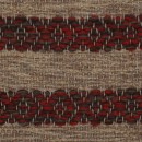 Single Weave with Stripes of Round Rosepath