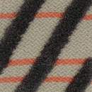 RAYS-Red-Flat-Tuskaft-with-Diagonal-Tuft-Stripes-main-beige-1011-vertical-lines-terracotta-8119-tuft-dark-grey-1005-on-the-natural-yarn
